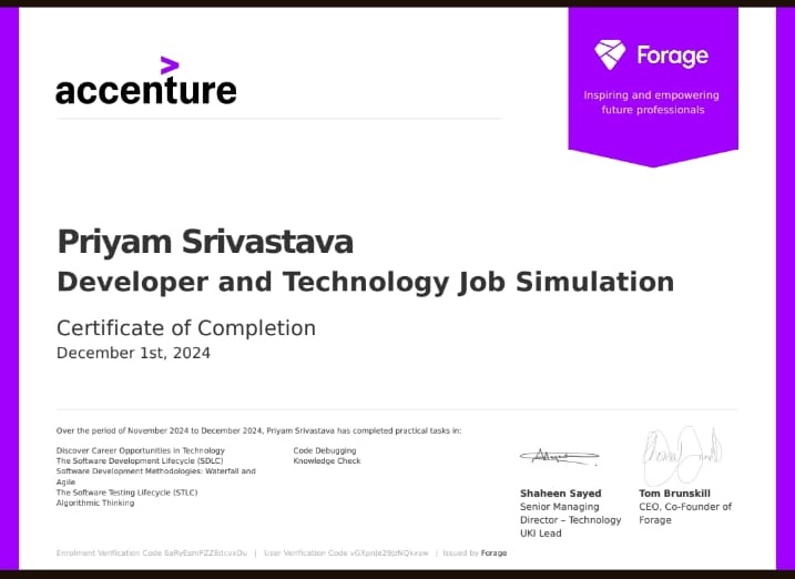 Certification link